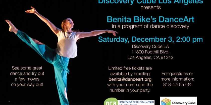 SYLMAR, CA: Benita Bike's DanceArt Performs as part of Discovery Cube LA's Science of Dance Day