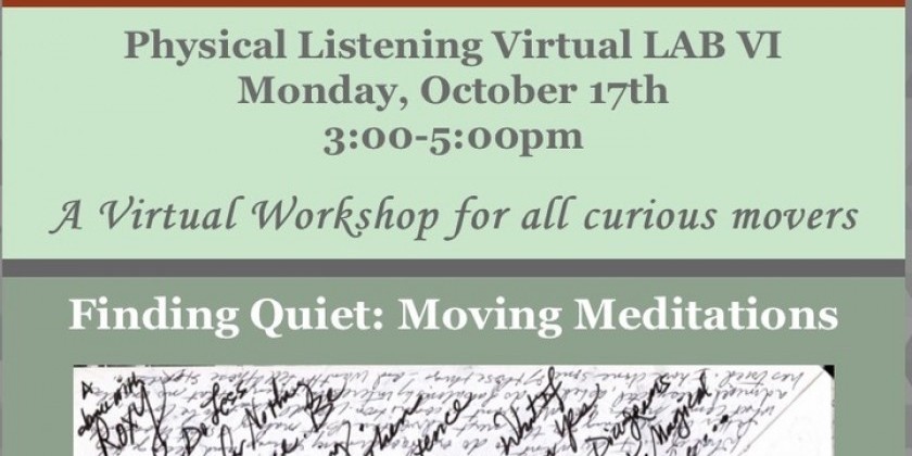The Equus Projects's Physical Listening Virtual Weekly LAB (VIRTUAL)