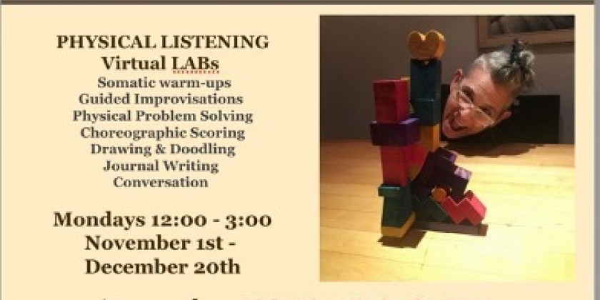 The Equus Projects invites you to weekly Physical Listening Labs (VIRTUAL)