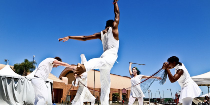 CULVER CITY, CA: Louise Reichlin & Dancers / Los Angeles Choreographers & Dancers performs at "Fiesta La Ballona"