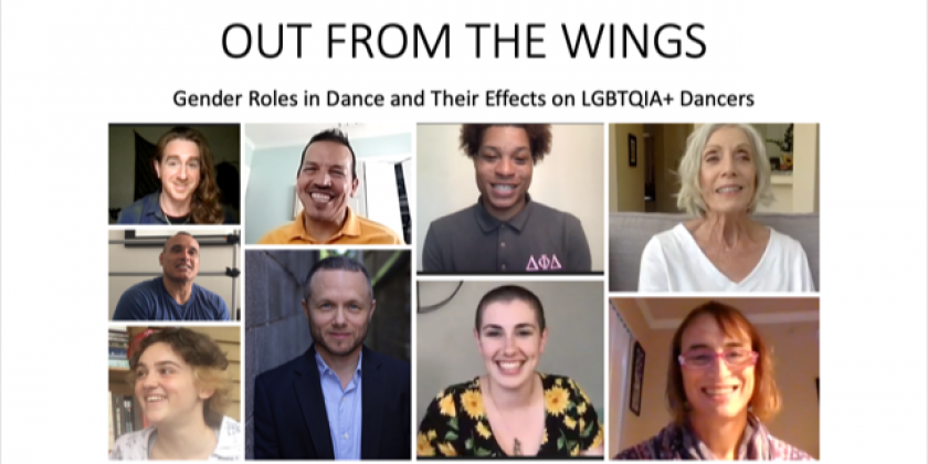 "Out From the Wings," a Documentary Screening on Gender Roles in Dance and LGBTQIA+ Dancers (FREE)