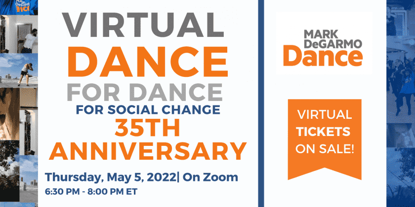 Mark DeGarmo Dance Celebrates 35th Anniversary! (VIRTUAL)