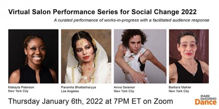 Mark DeGarmo Dance's Virtual Salon Performance Series: Jan 6th, 2022