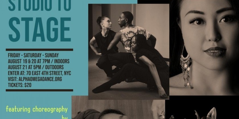 Alpha Omega Theatrical Dance Company presents STUDIO TO STAGE, a Choreographer's Showcase 