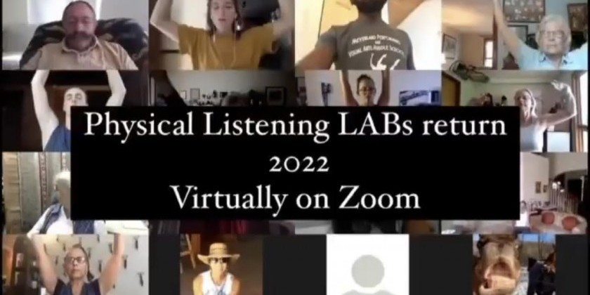 The Equus Project's Physical Listening LABs return this Monday (VIRTUAL)