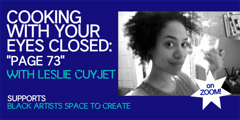 New Dance Alliance: Cooking with Your Eyes Closed: Page 73 with Leslie Cuyjet