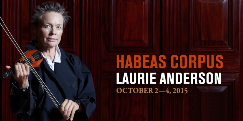 Laurie Anderson at Park Avenue Armory