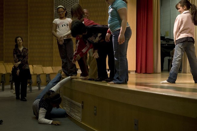 1pm -Directing the PS 89 Dance Group- Should they take the dance off stage? - From 1:20- 3pm Gallant Teaches 2 more clases