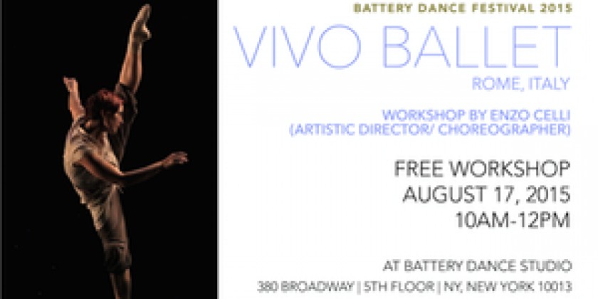  VIVO Ballet FREE Dance Workshop - Battery Dance Festival 2015