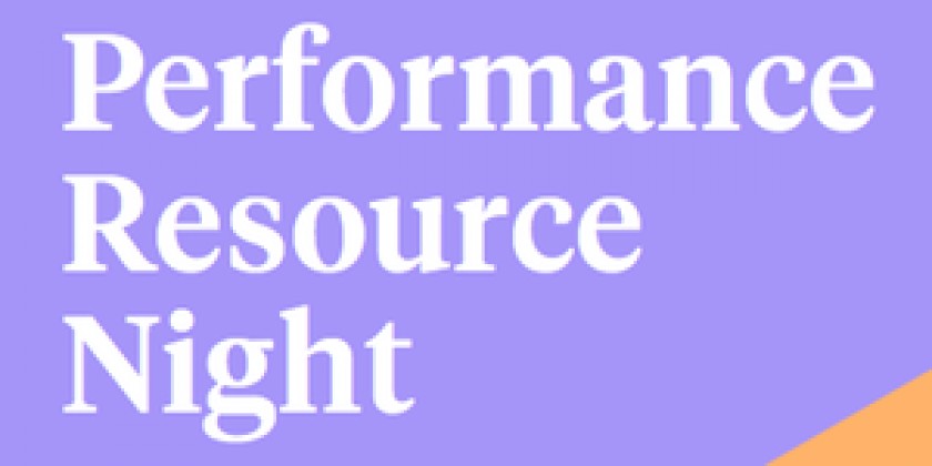 Performance Resource Night 
