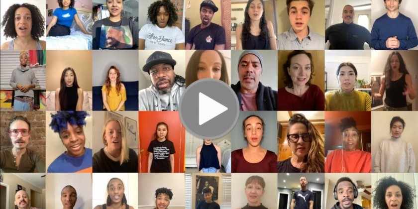 Dance/NYC Launches #ArtistsAreNecessaryWorkers Campaign