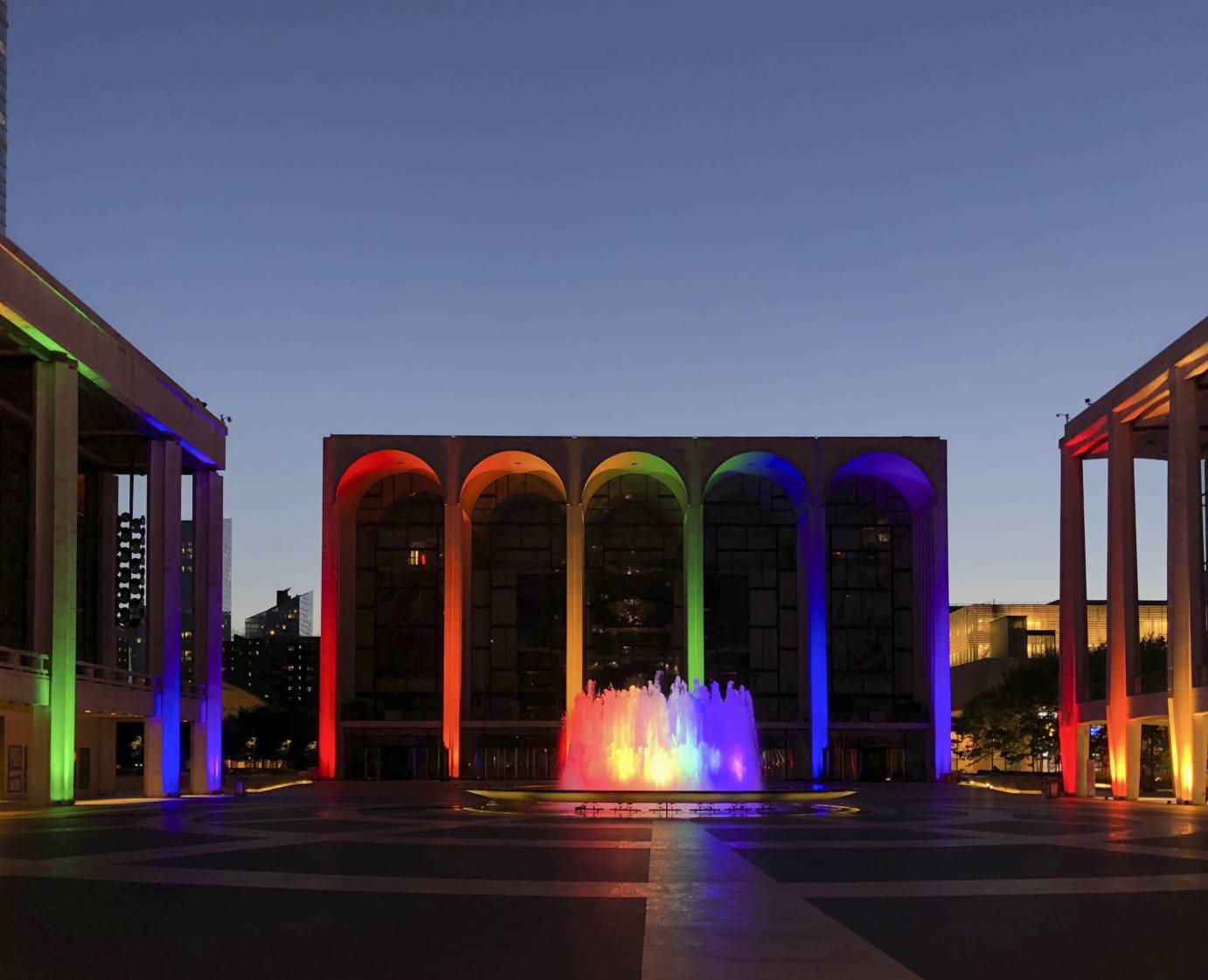 Lincoln Center Pride Lights