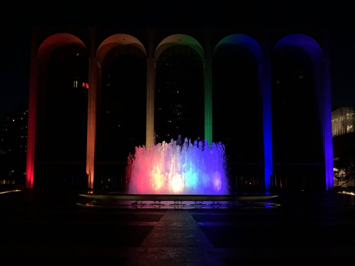 Lincoln Center Pride Lights