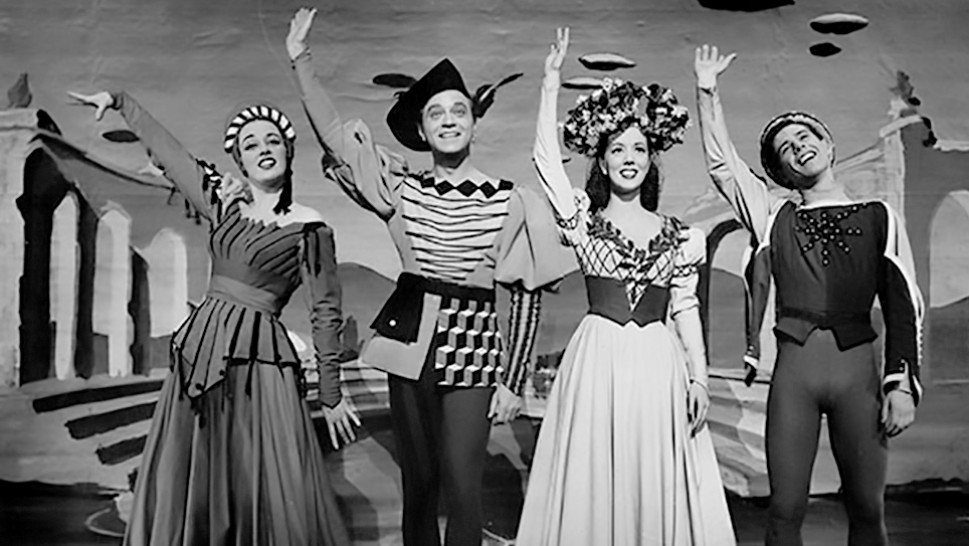 original happy cast of 1948's Kiss Me  Kate